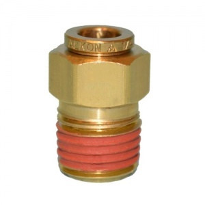 Male Connector Swivel Brass Fitting 3/8