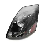 Driver Side Black Headlight for 2004-2017 Volvo VNL Trucks