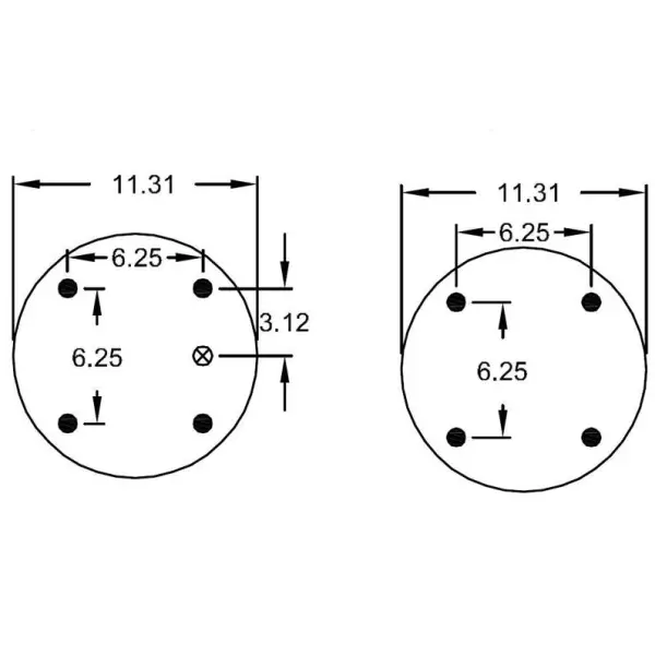 Convoluted Air Spring Replaces S-13034, 2B14-360, W01-358-7135