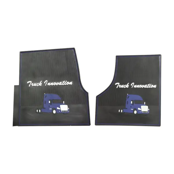 Blue Floor Mats Set for Freighliner Cascadia Trucks