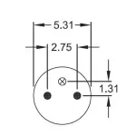 Convoluted Air Spring Replaces W01-358-7659, 2B7-548, R005079