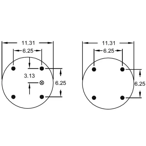 Convoluted Air Spring Replaces S-13041, 3B14-359, W01-358-7818