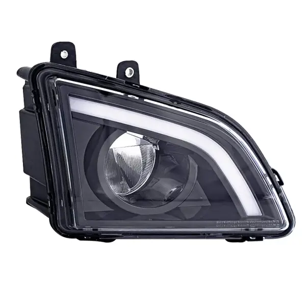 Right Side Black LED Fog Lamp for 2018+ Volvo VNL Trucks