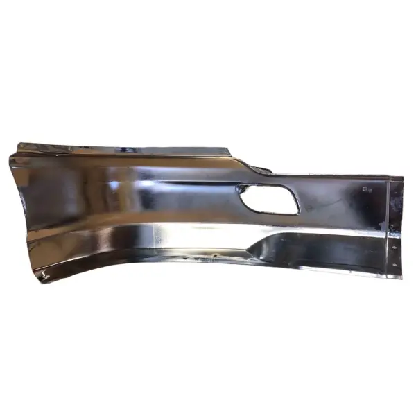 Steel Chrome Bumper w/ Bracket Driver Side 2014-21 Kenworth T680