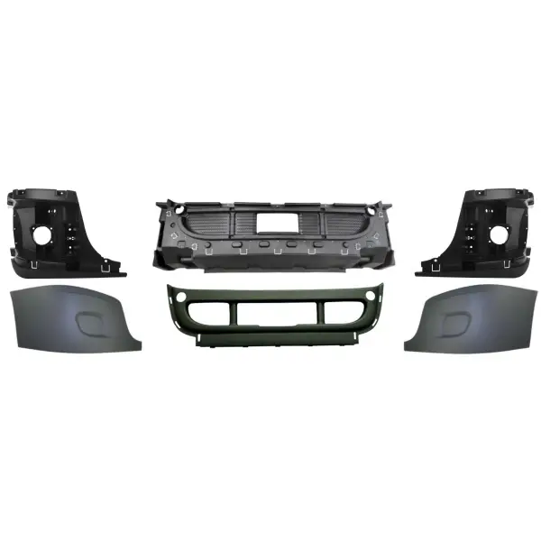 Black Bumper w/o Fog Light Hole 2008-2017 Freightliner Cascadia