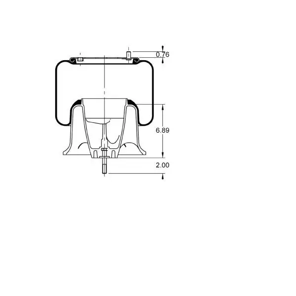 Air Spring for Freightliner Replaces A16-18335-000, W013589759