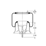 Air Spring for Freightliner Replaces A16-18335-000, W013589759