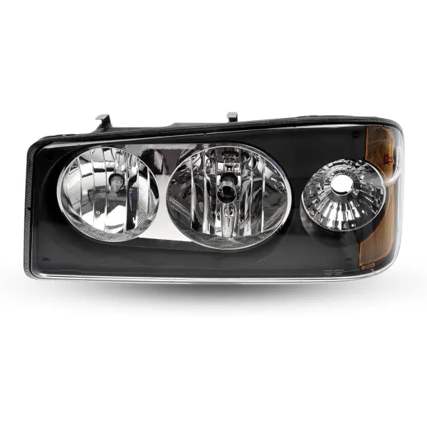 Driver Side Black Halogen Headlight for Mack Granite Trucks