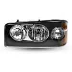 Driver Side Black Halogen Headlight for Mack Granite Trucks