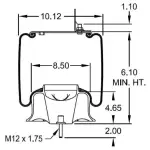 Air Spring for Volvo Replaces 3934699, 8079902, 20733034, 8829