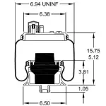 Front Axle Air Spring for Volvo Replaces 20462934, 20897204, 9913