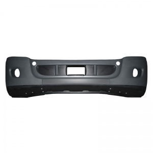 TR574-FRB Black Bumper with Hole for Freightliner Cascadia 2008-2017 Models