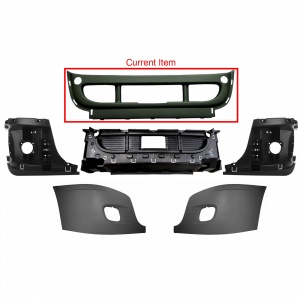 Black Center Bumper Cover for 2008-2017 Freightliner Cascadia